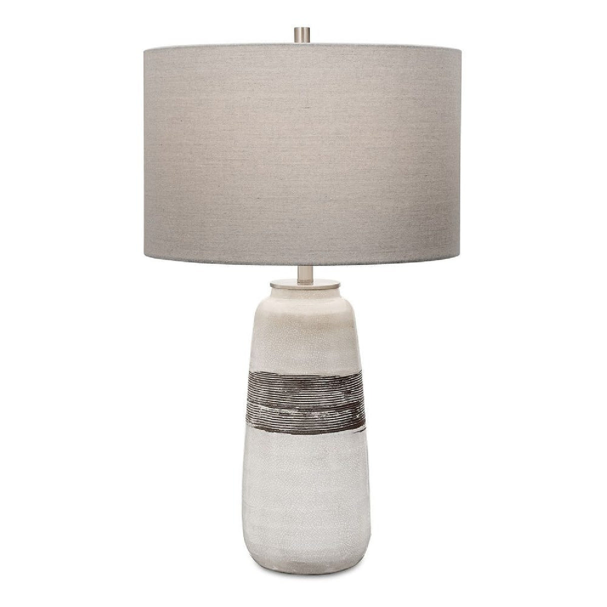 Textured Oval Ceramic Table Lamp | Oroa.com