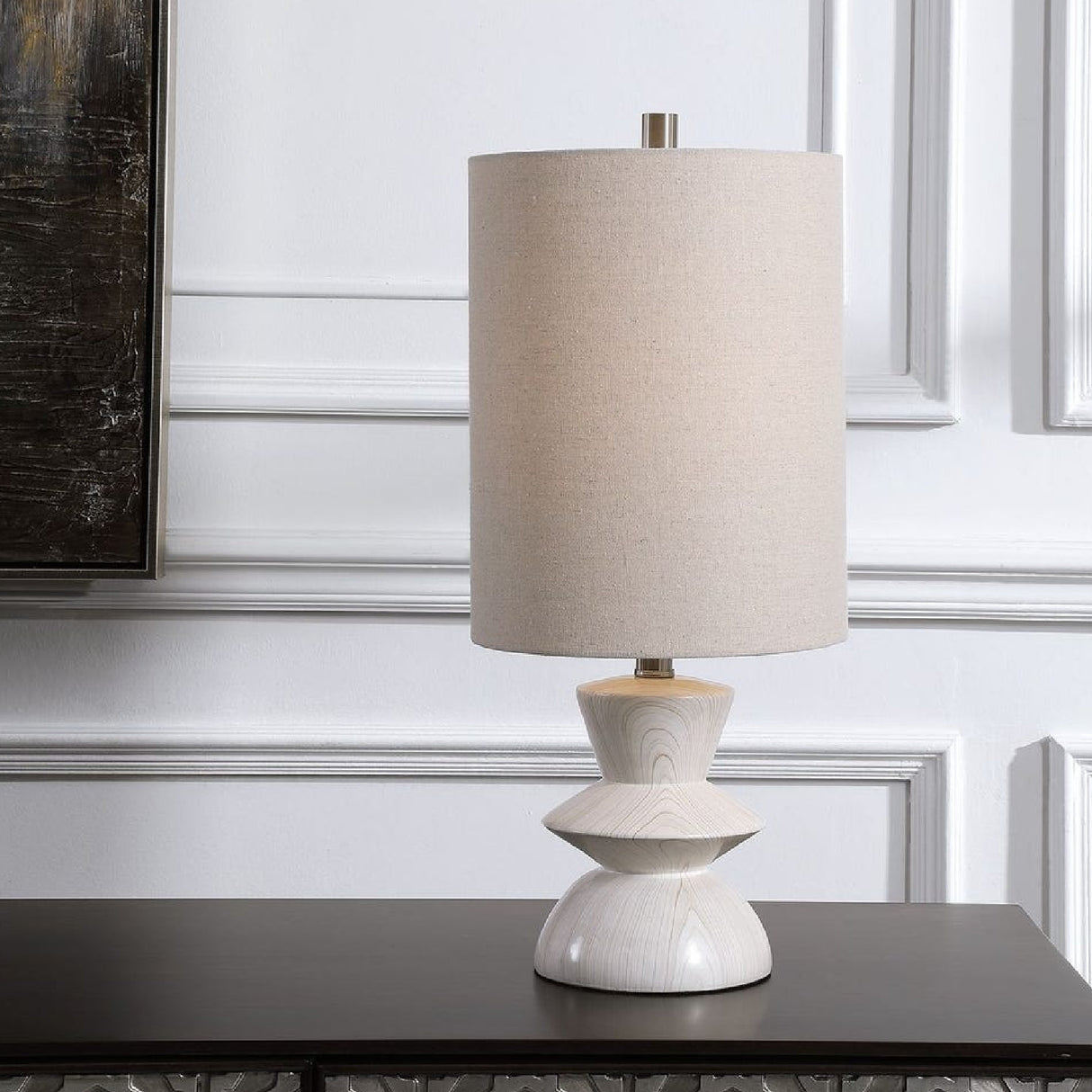 Bleached Wood Look Buffet Lamp | Oroa.com