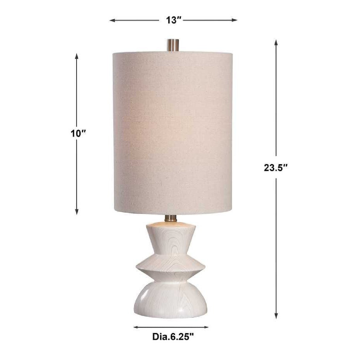 Bleached Wood Look Buffet Lamp | Oroa.com
