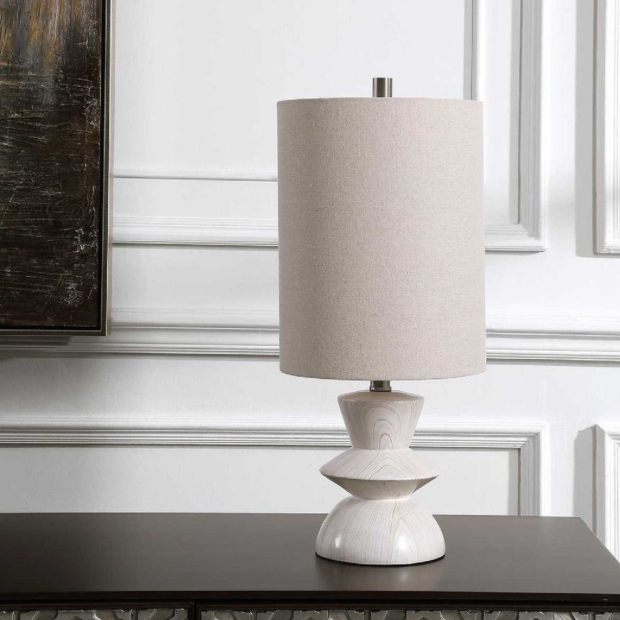 Bleached Wood Look Buffet Lamp | Oroa.com