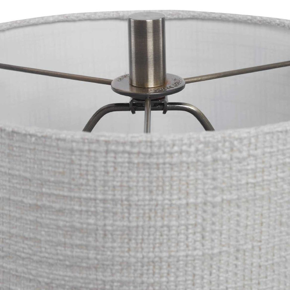 Gray Embossed Ceramic Buffet Lamp | Oroa.com