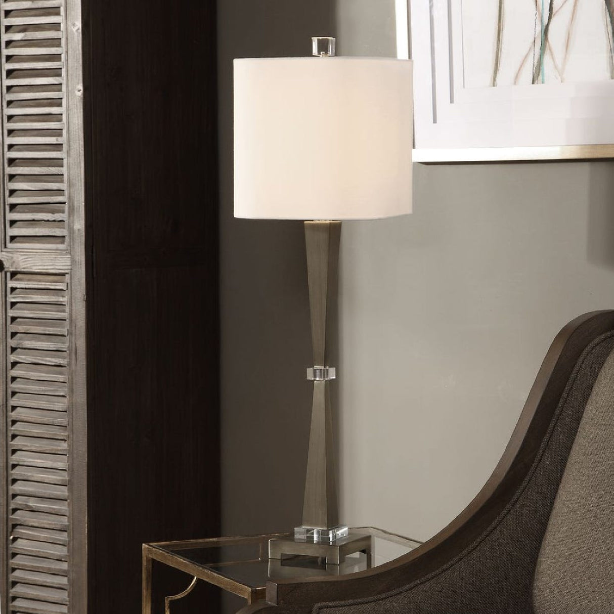 Tapered Steel Buffet Lamp | Oroa.com