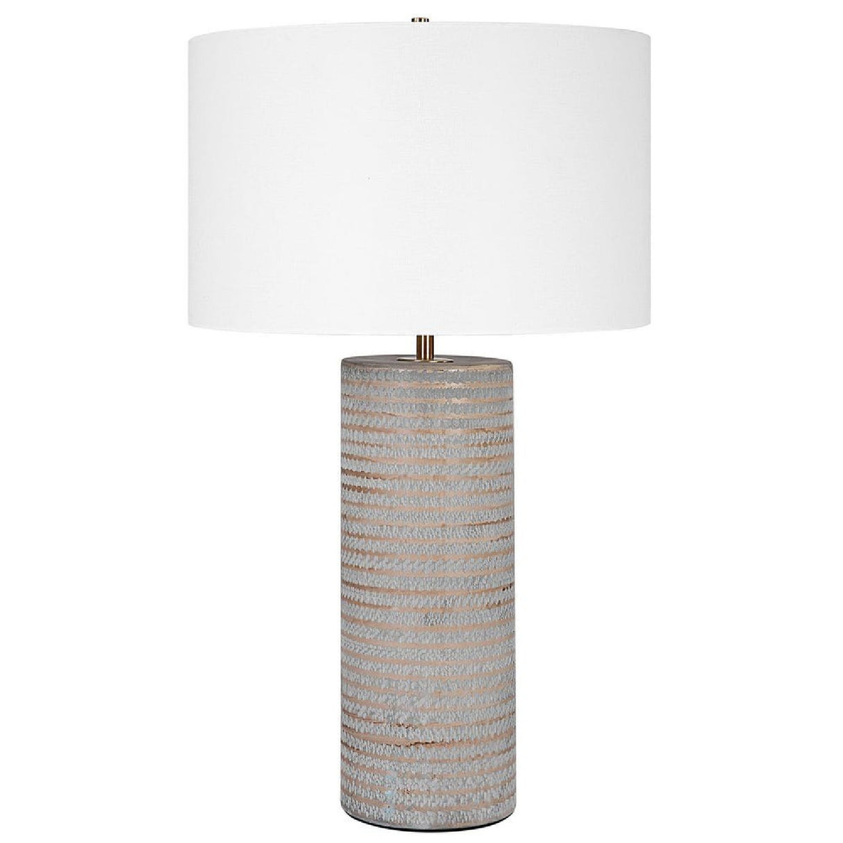 Frosted Gray Ceramic Table Lamp | Oroa.com