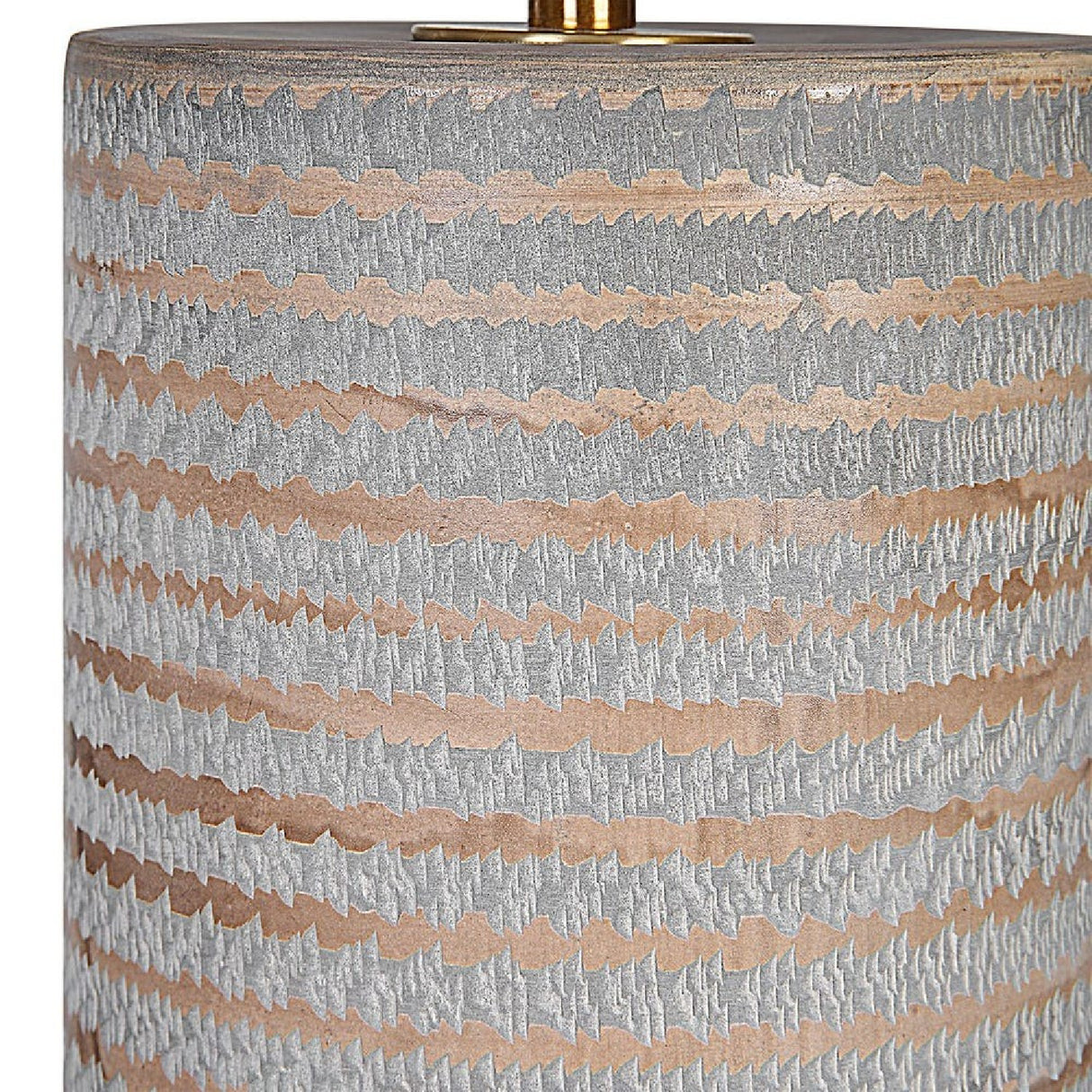 Frosted Gray Ceramic Table Lamp | Oroa.com