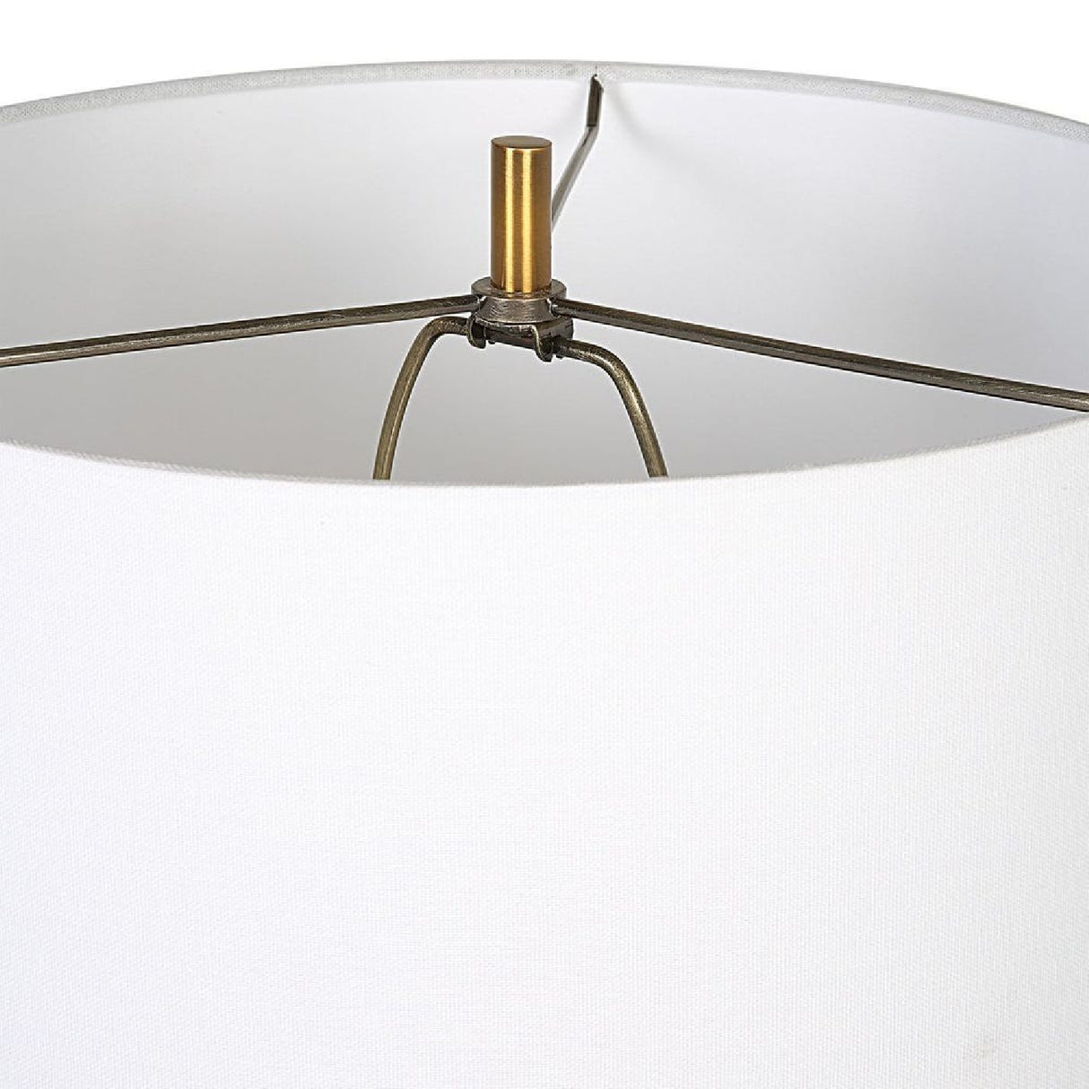 Frosted Gray Ceramic Table Lamp | Oroa.com