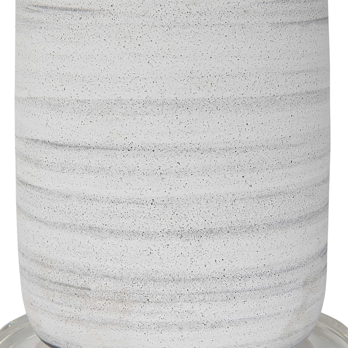 White Glazed Ceramic Table Lamp | Oroa.com