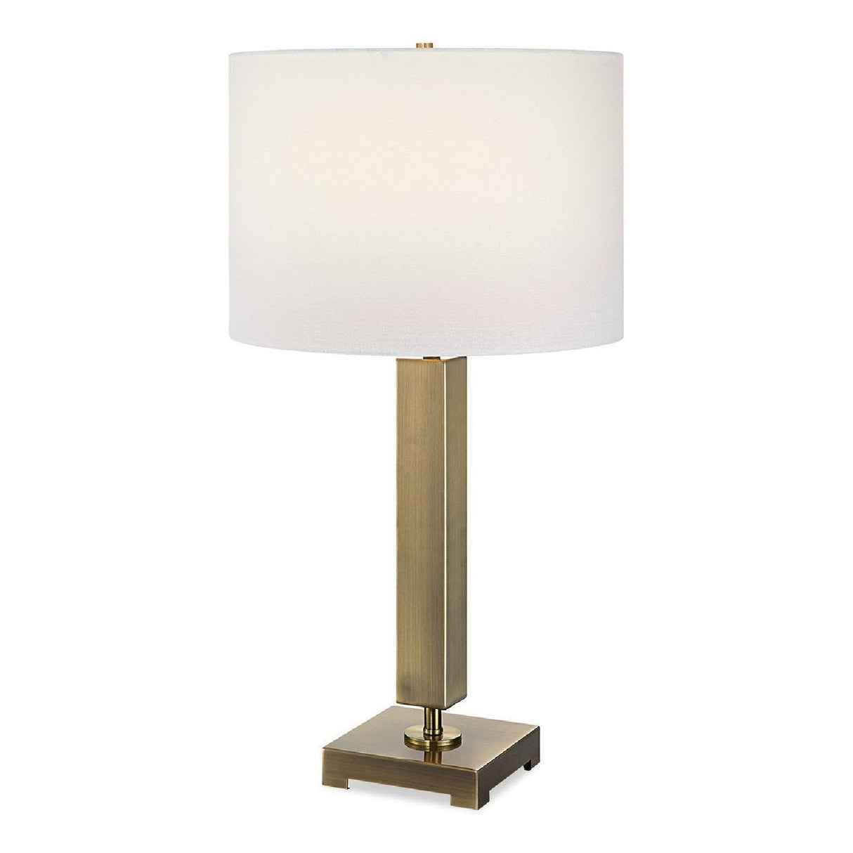 Antique Brass Column Table Lamp | Oroa.com