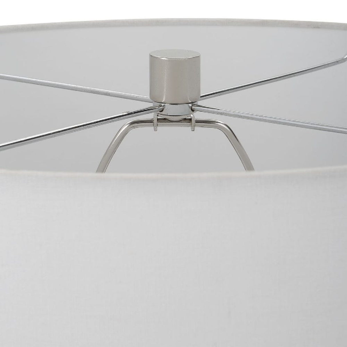 Glazed White Ceramic Table Lamp | Oroa.com