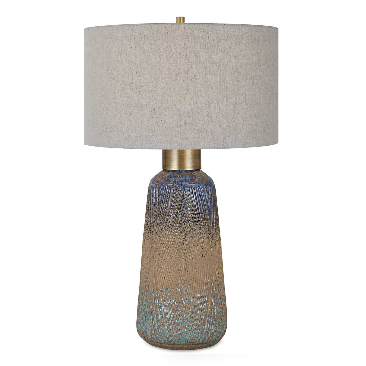Embossed Glaze Ceramic Table Lamp | Oroa.com
