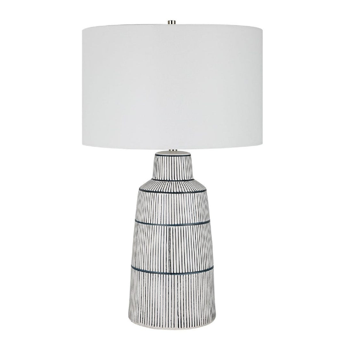 Ceramic Nautical Stripes Table Lamp | Oroa.com