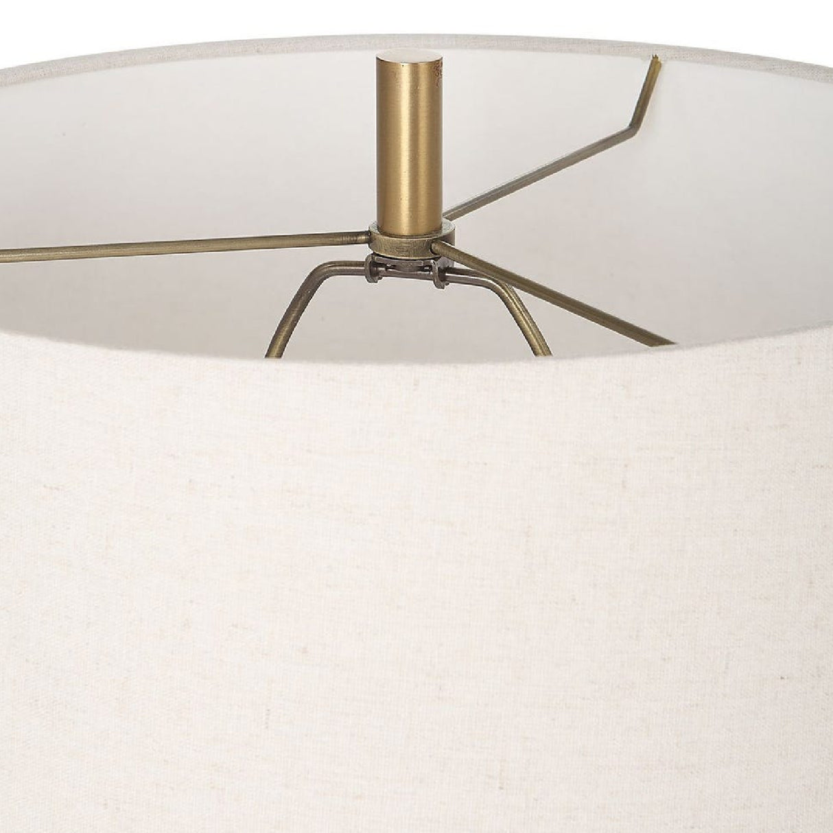 Tapered White Stone Table Lamp | Oroa.com