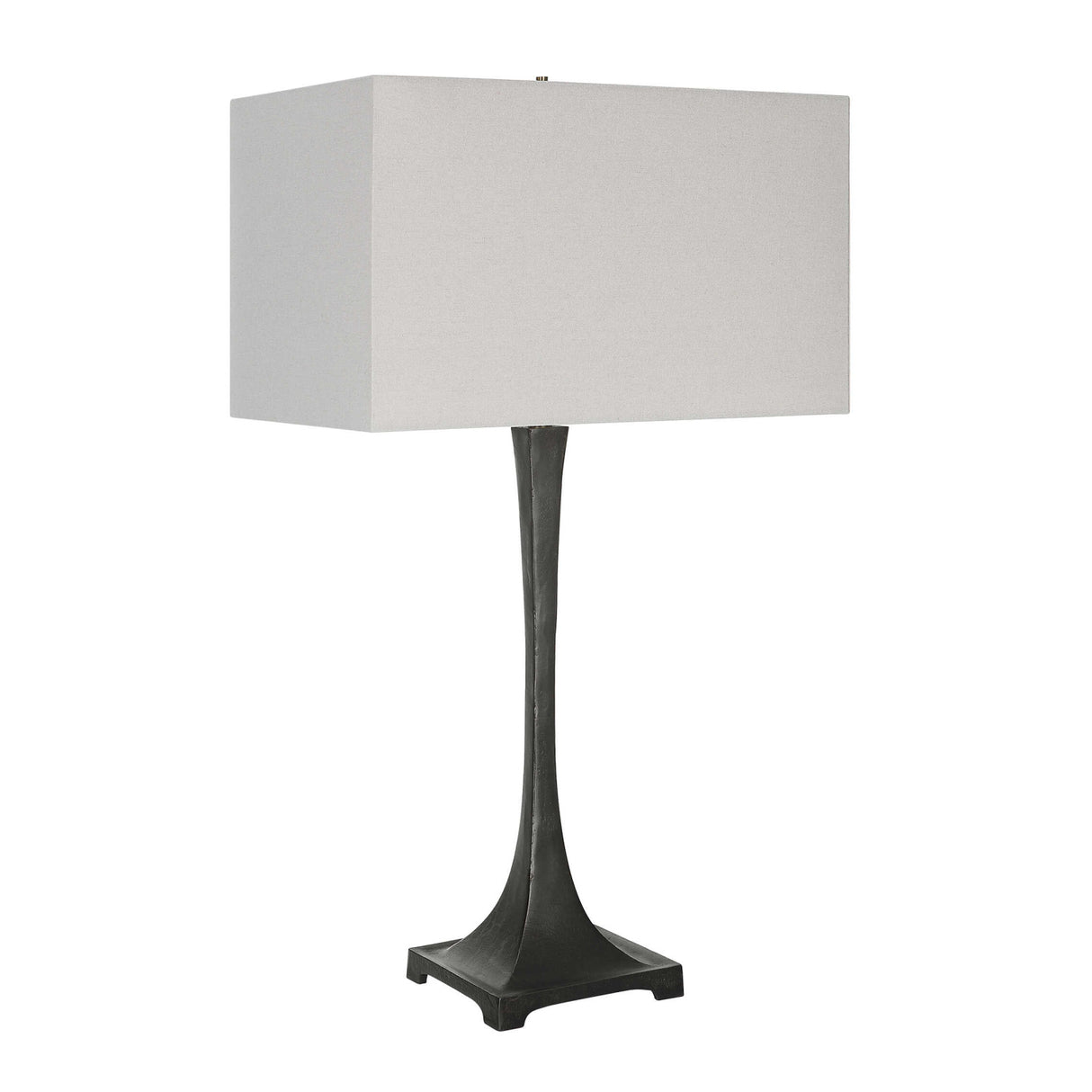 Rustic Black Iron Table Lamp | Oroa.com
