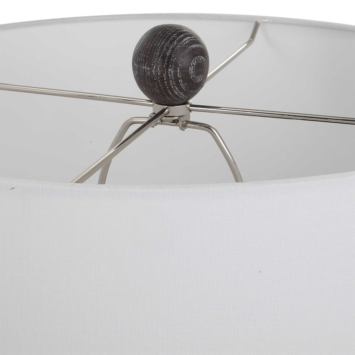 Black Wooden Rustic Table Lamp | Oroa.com