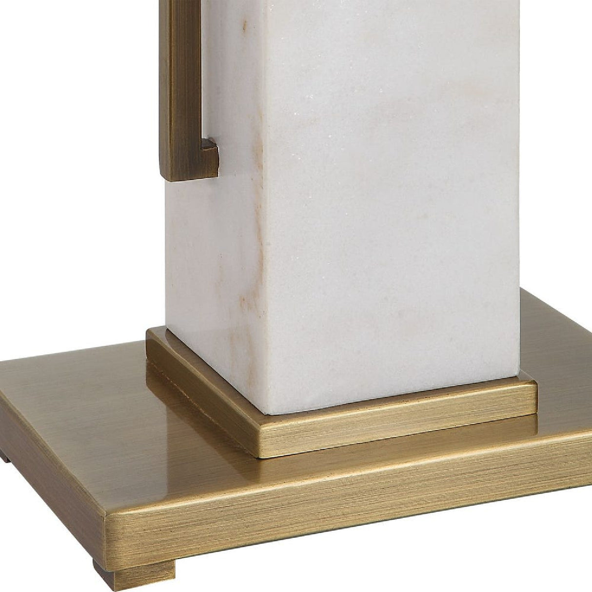 White Marble Pillar Table Lamp | Oroa.com