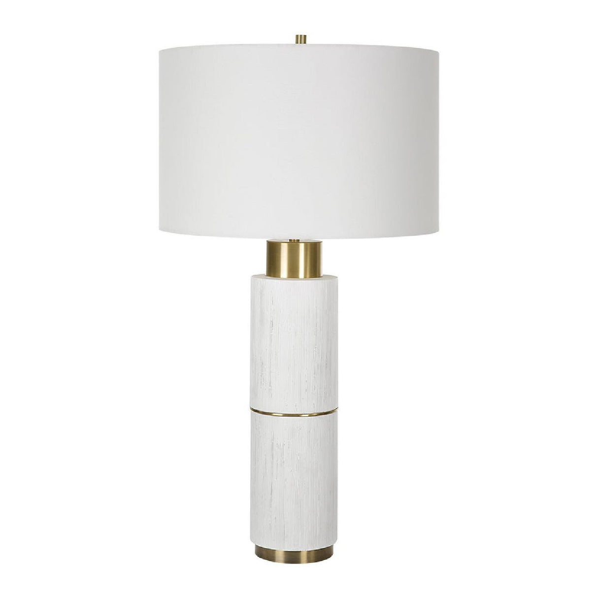 Whitewashed Wood Look Table Lamp | Oroa.com
