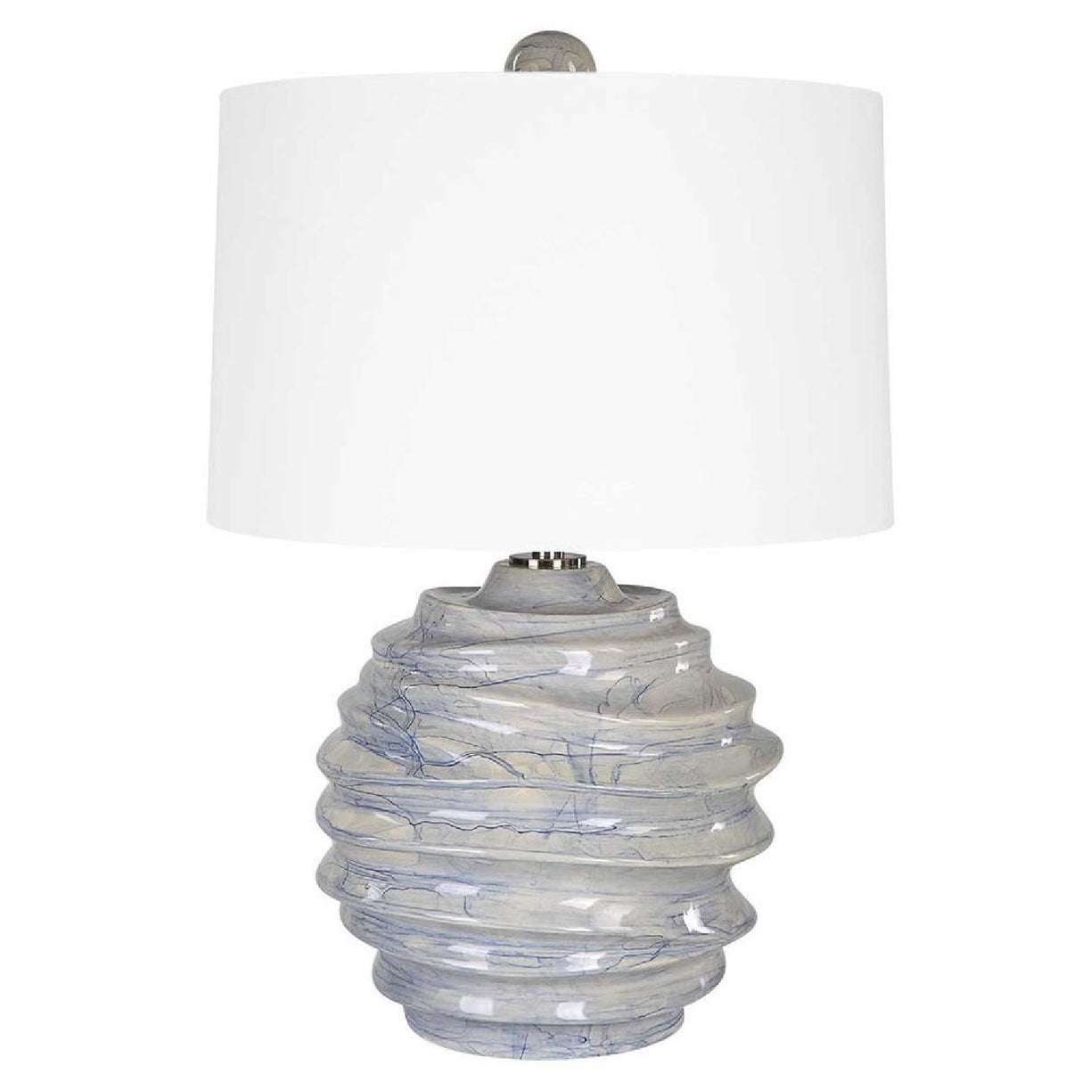 Blue Drip Ceramic Table Lamp | Oroa.com