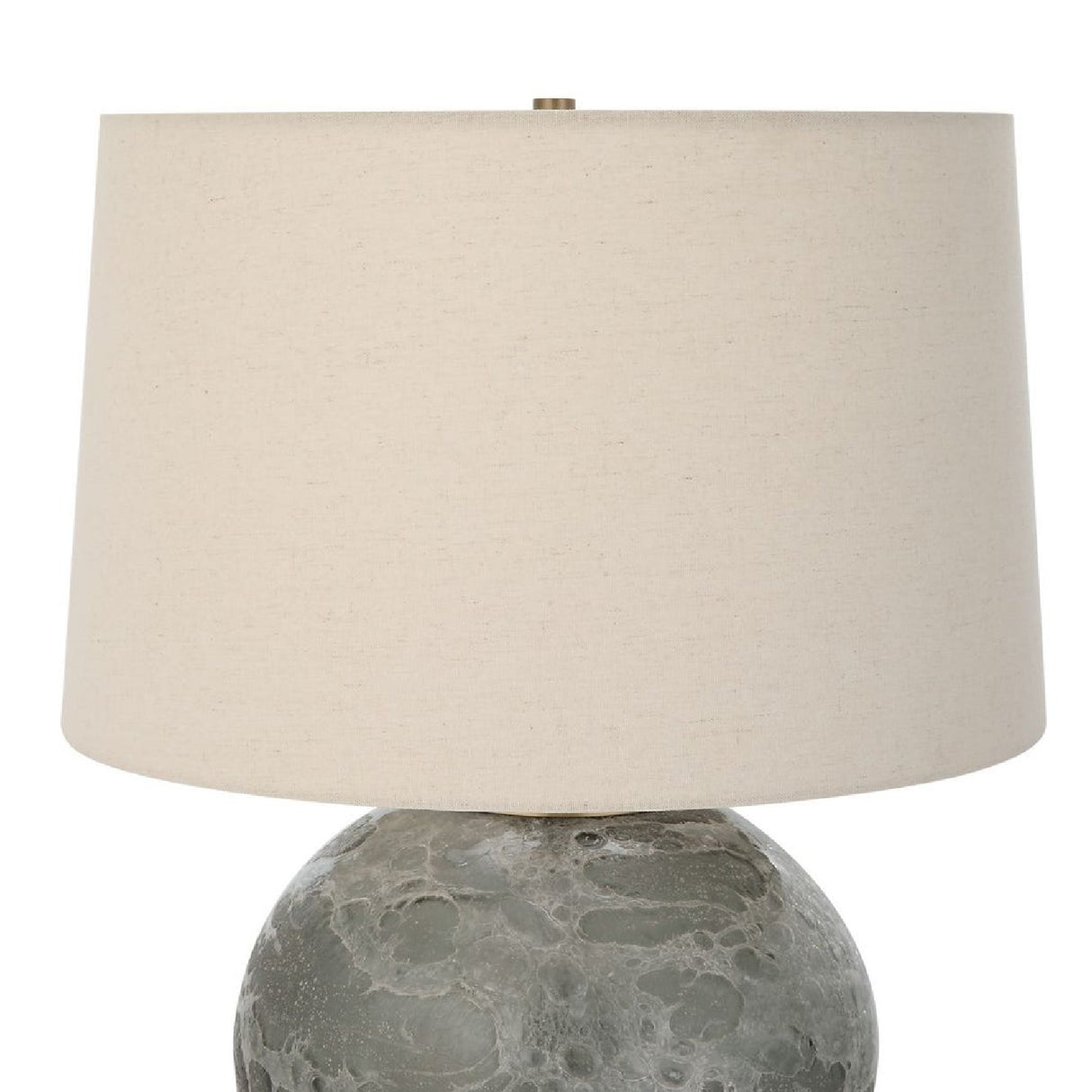 Smoky Gray Glass Table Lamp | Oroa.com