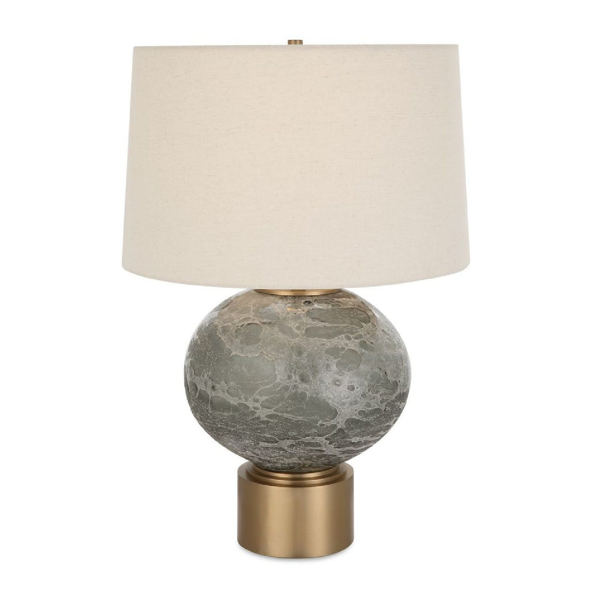Smoky Gray Glass Table Lamp | Oroa.com