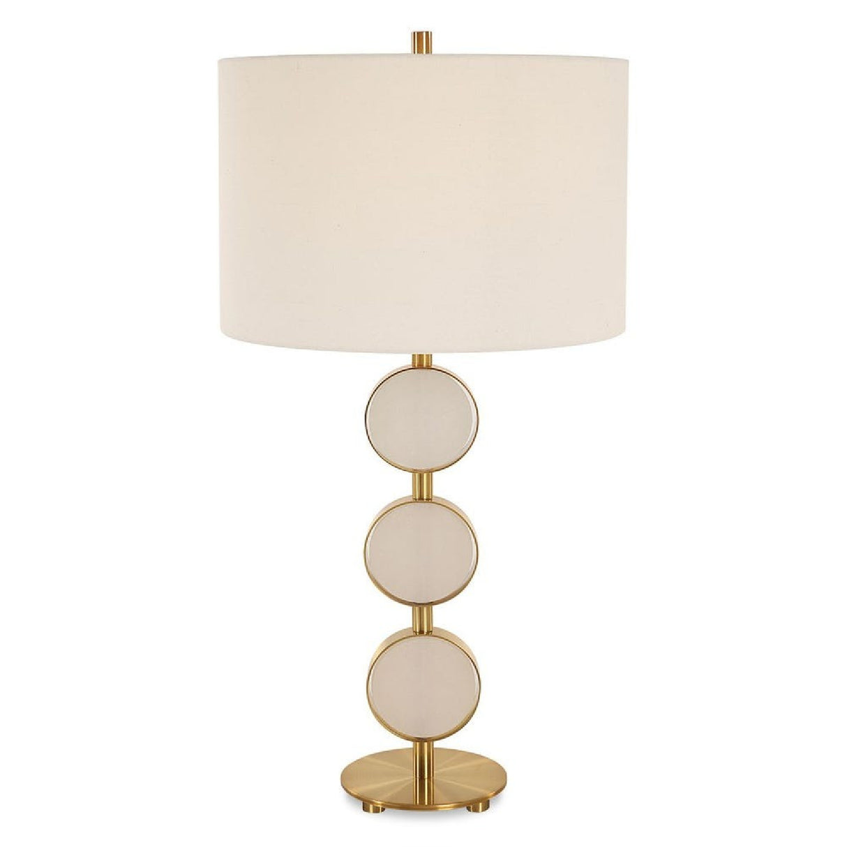 Round Alabaster Table Lamp | Oroa.com