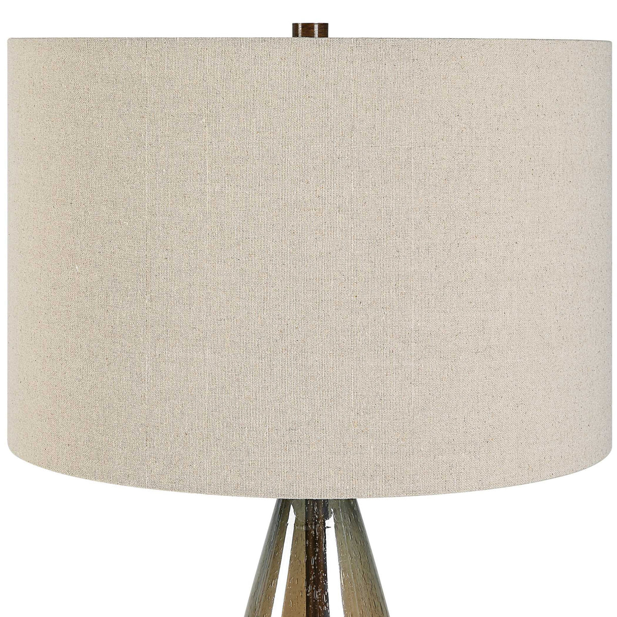 Teardrop Amber Glass Table Lamp | Oroa.com