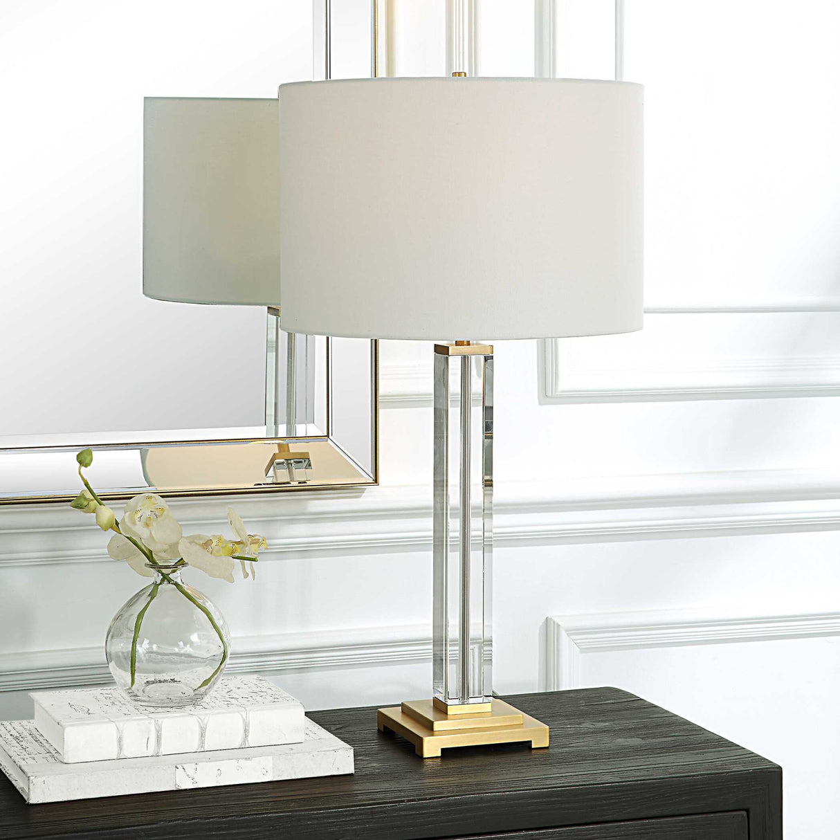 Square Column Base Table Lamp | Oroa.com