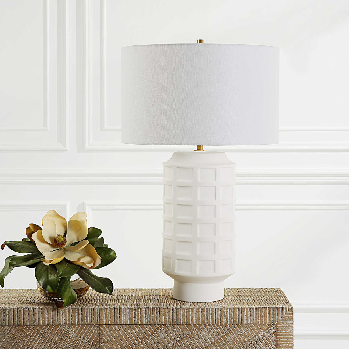 Embossed Tiles Ceramic Table Lamp | Oroa.com