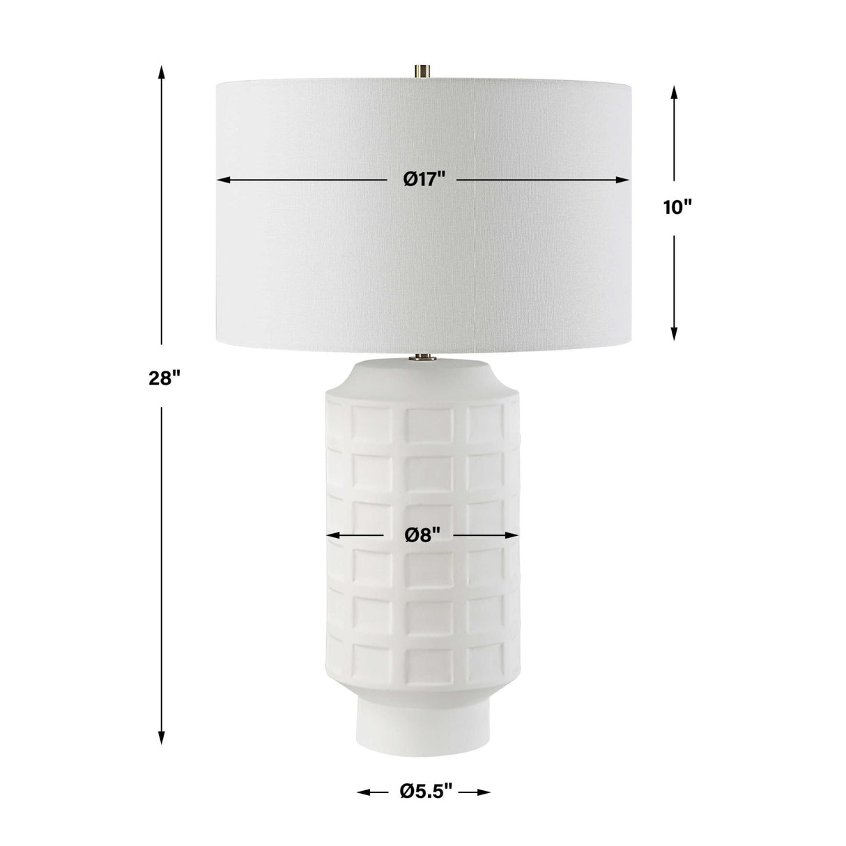 Embossed Tiles Ceramic Table Lamp | Oroa.com
