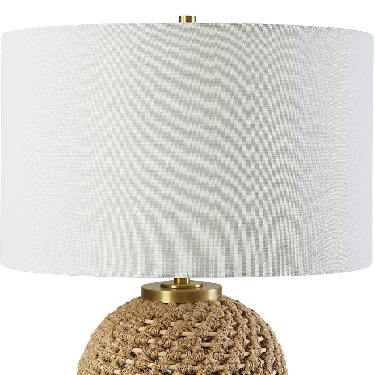 Knotted Natural Rope Table Lamp | Oroa.com