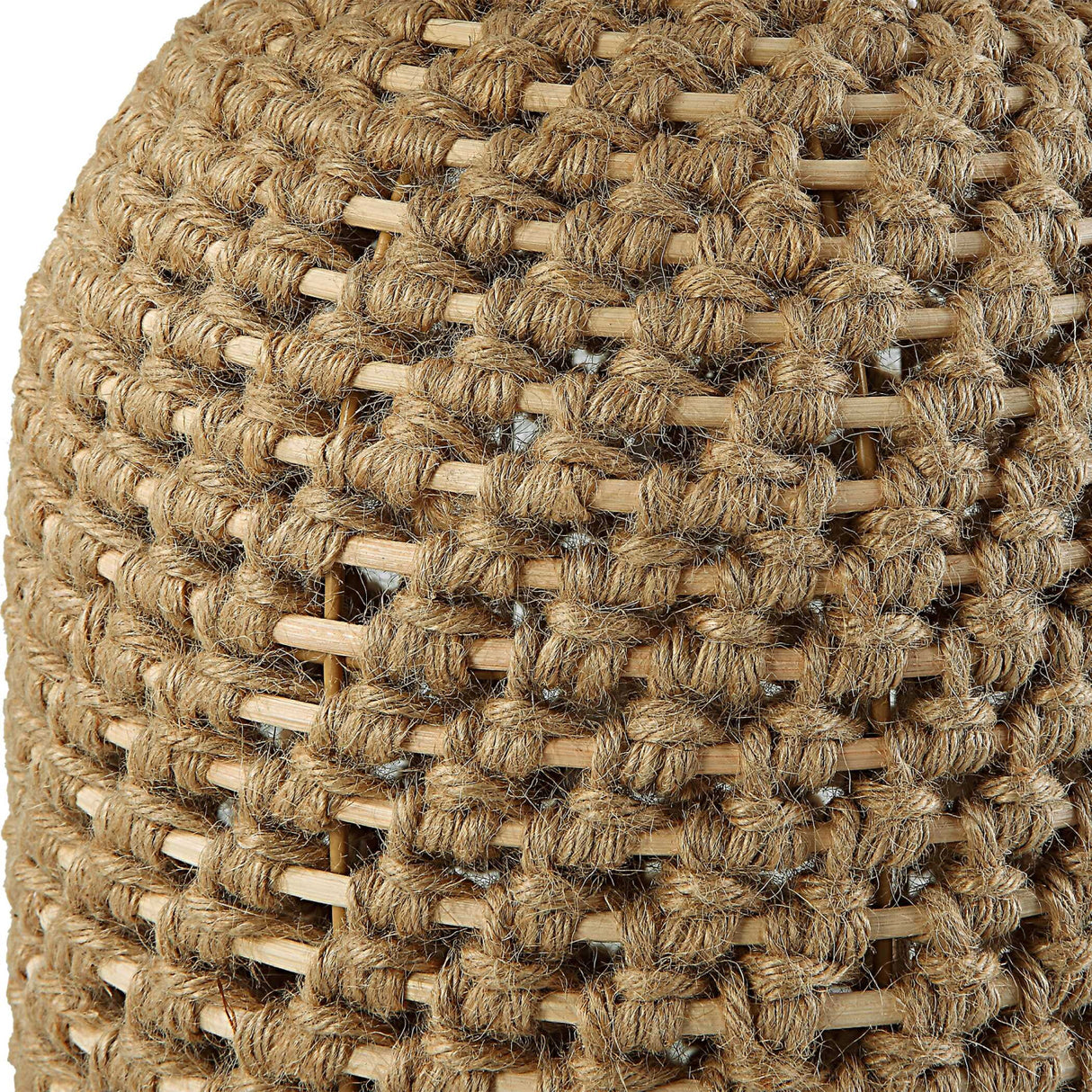 Knotted Natural Rope Table Lamp | Oroa.com