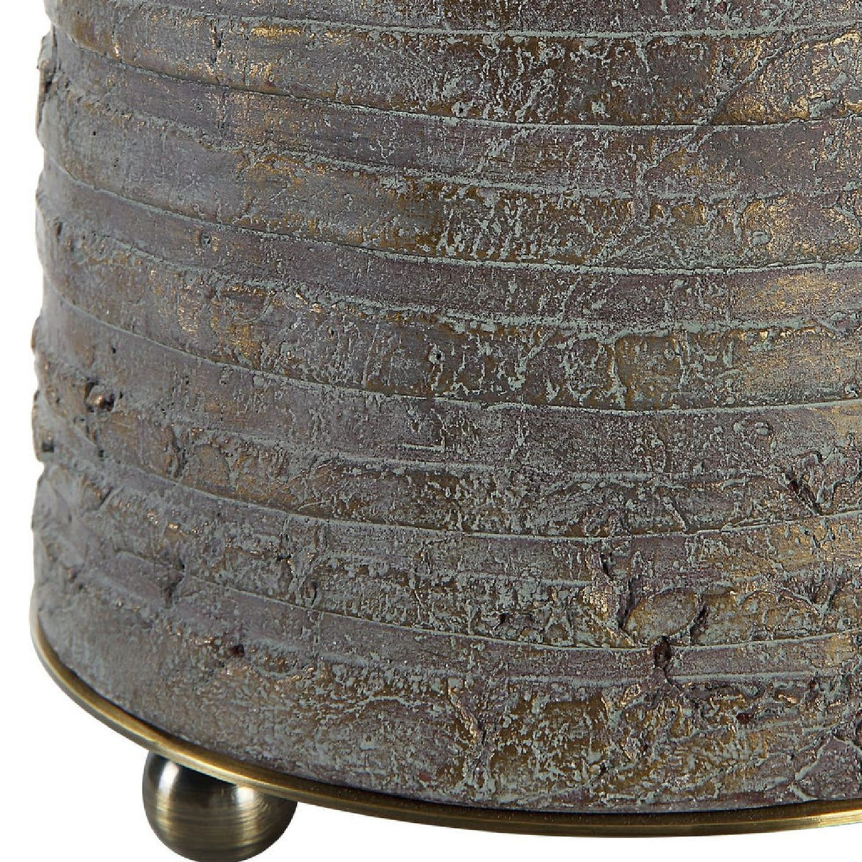 Bronze Ceramic Linen Table Lamp | Oroa.com
