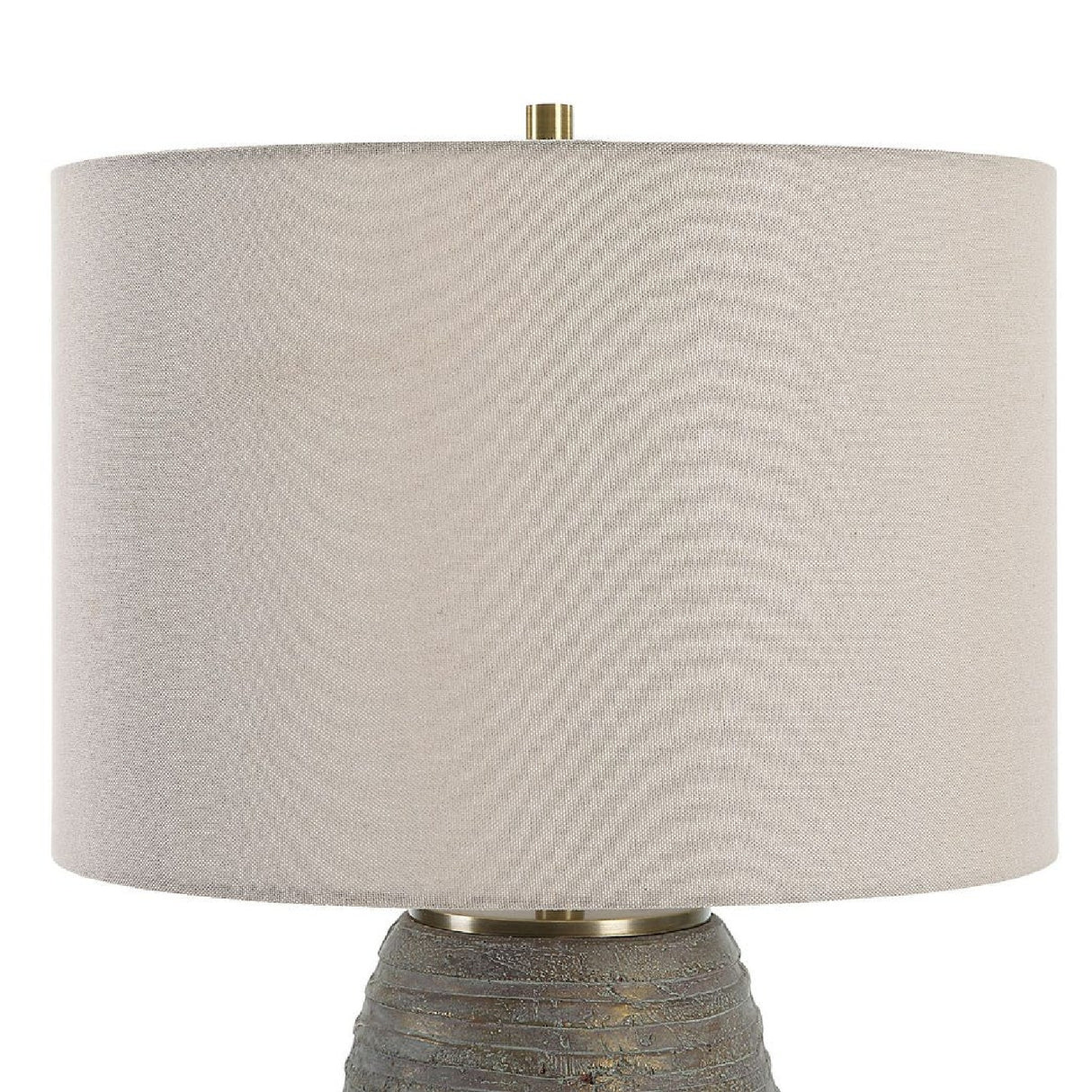 Bronze Ceramic Linen Table Lamp | Oroa.com