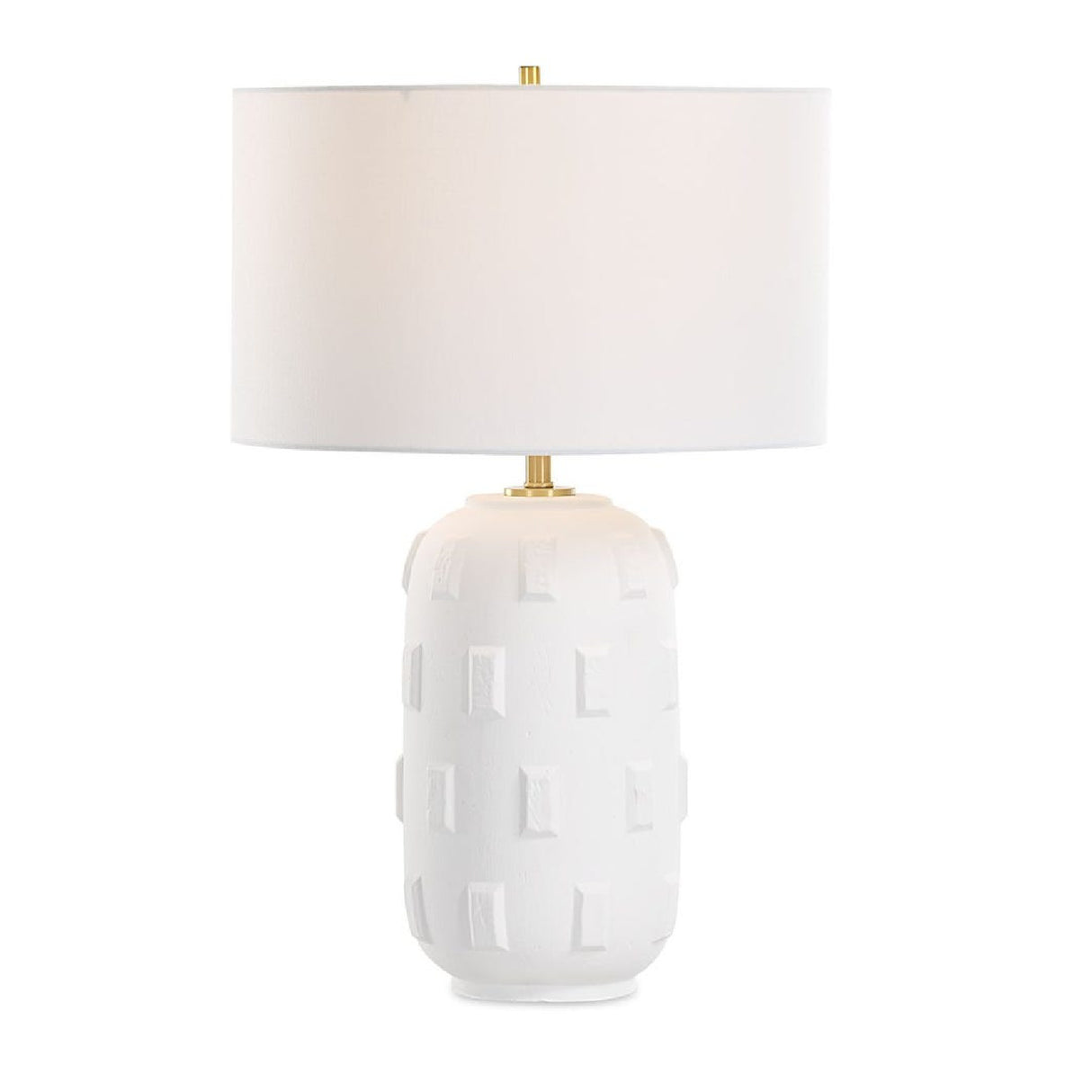White Glazed Porcelain Table Lamp | Oroa.com