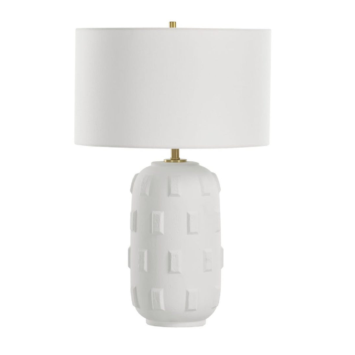 White Glazed Porcelain Table Lamp | Oroa.com