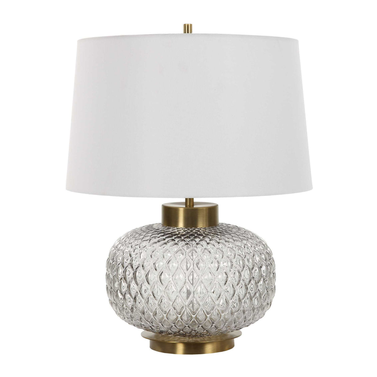 Lattice Embossed Glass Table Lamp | Oroa.com