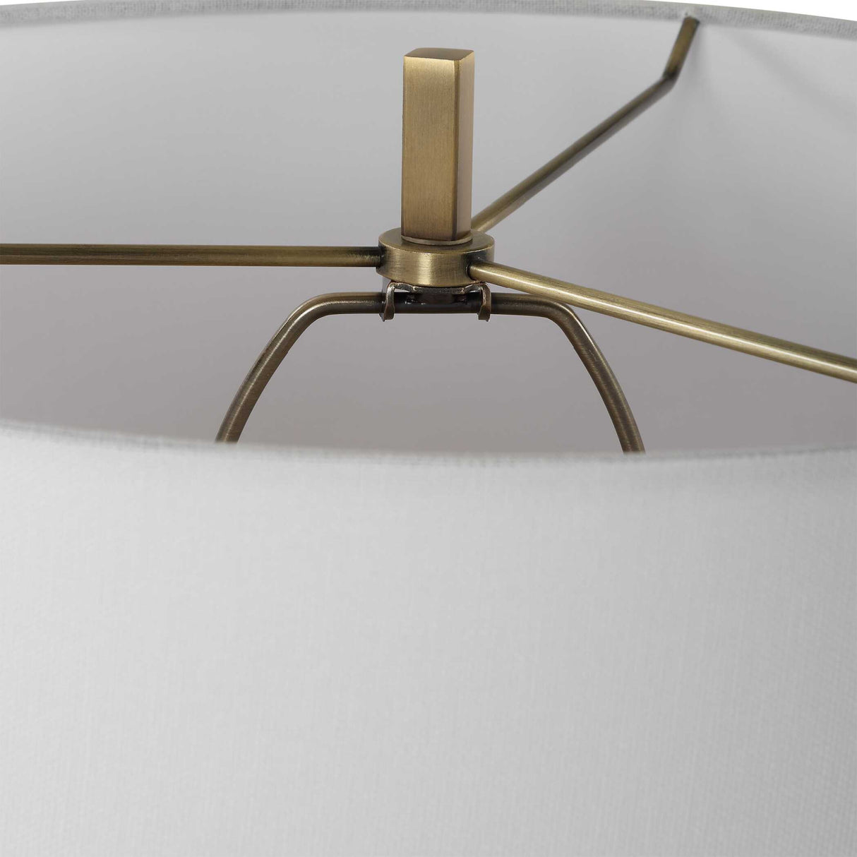 Antique Brass Tapered Table Lamp | Oroa.com
