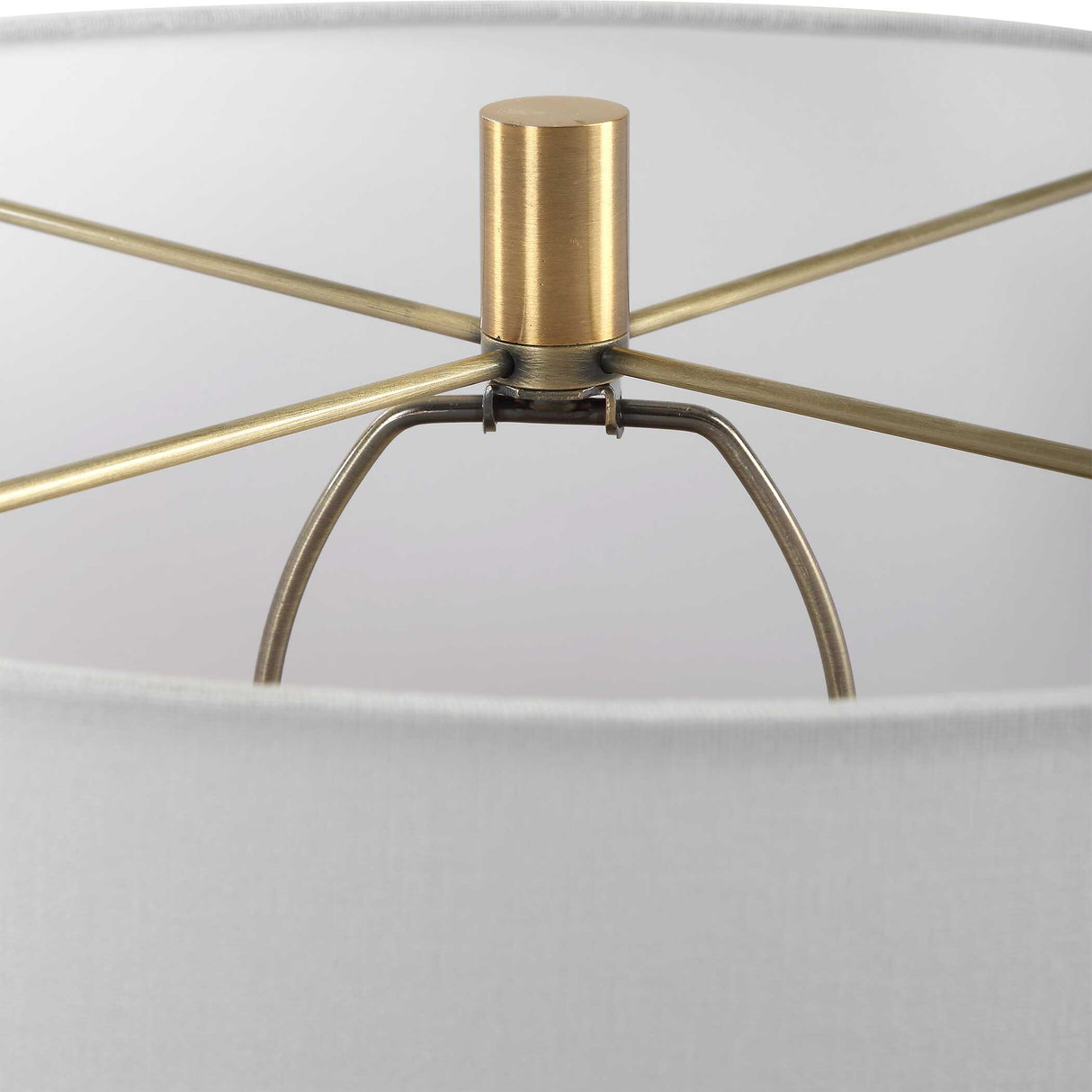 Ribbed Blue Ceramic Table Lamp | Oroa.com