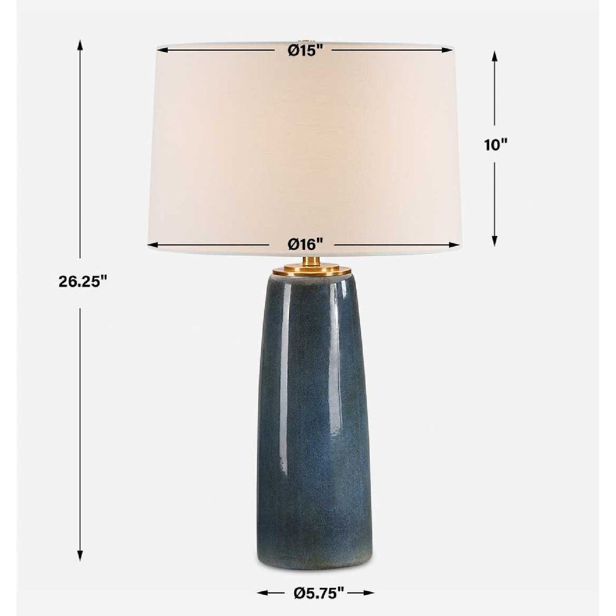 Blue Ceramic Table Lamp | Oroa.com