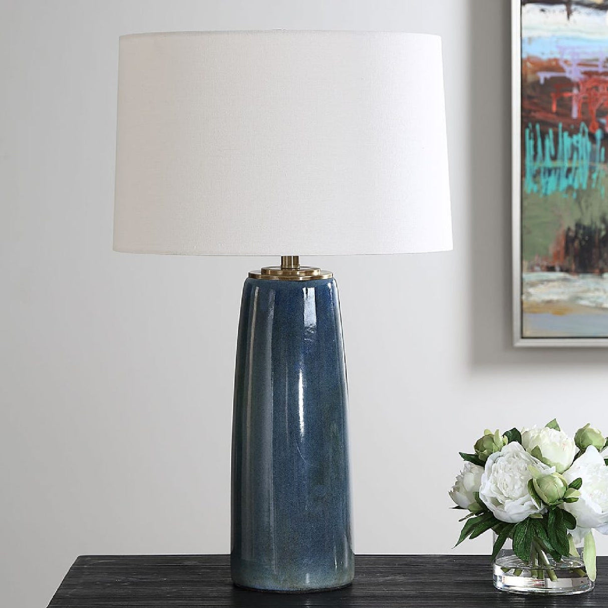 Blue Ceramic Table Lamp | Oroa.com