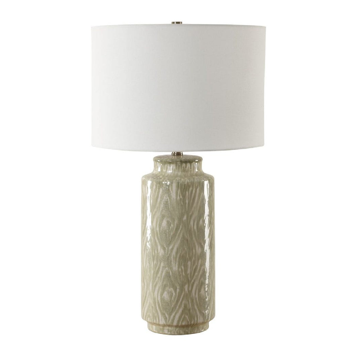 Patterned Cream Ceramic Table Lamp | Oroa.com
