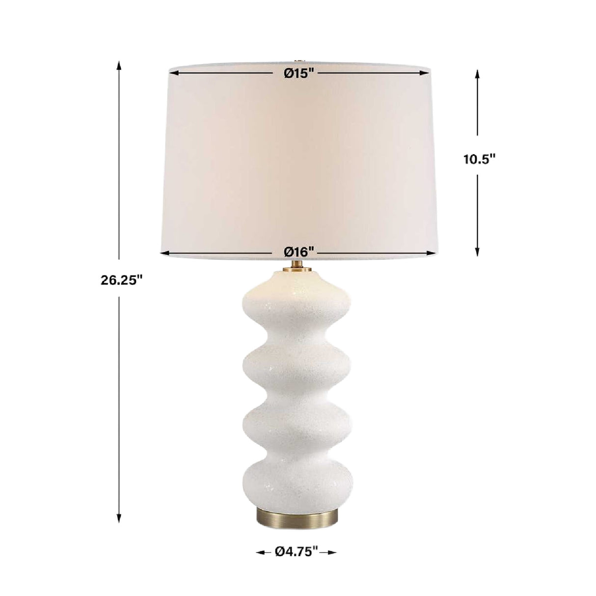 White Porcelain Table Lamp | Oroa.com