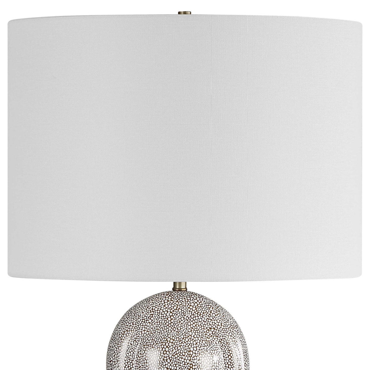 White Dotted Porcelain Table Lamp | Oroa.com