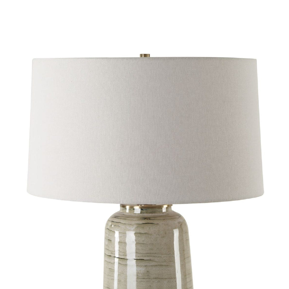 Tan Glazed Ceramic Table Lamp | Oroa.com