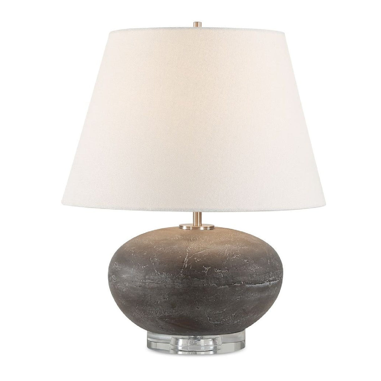 Distressed Black Ceramic Table Lamp | Oroa.com