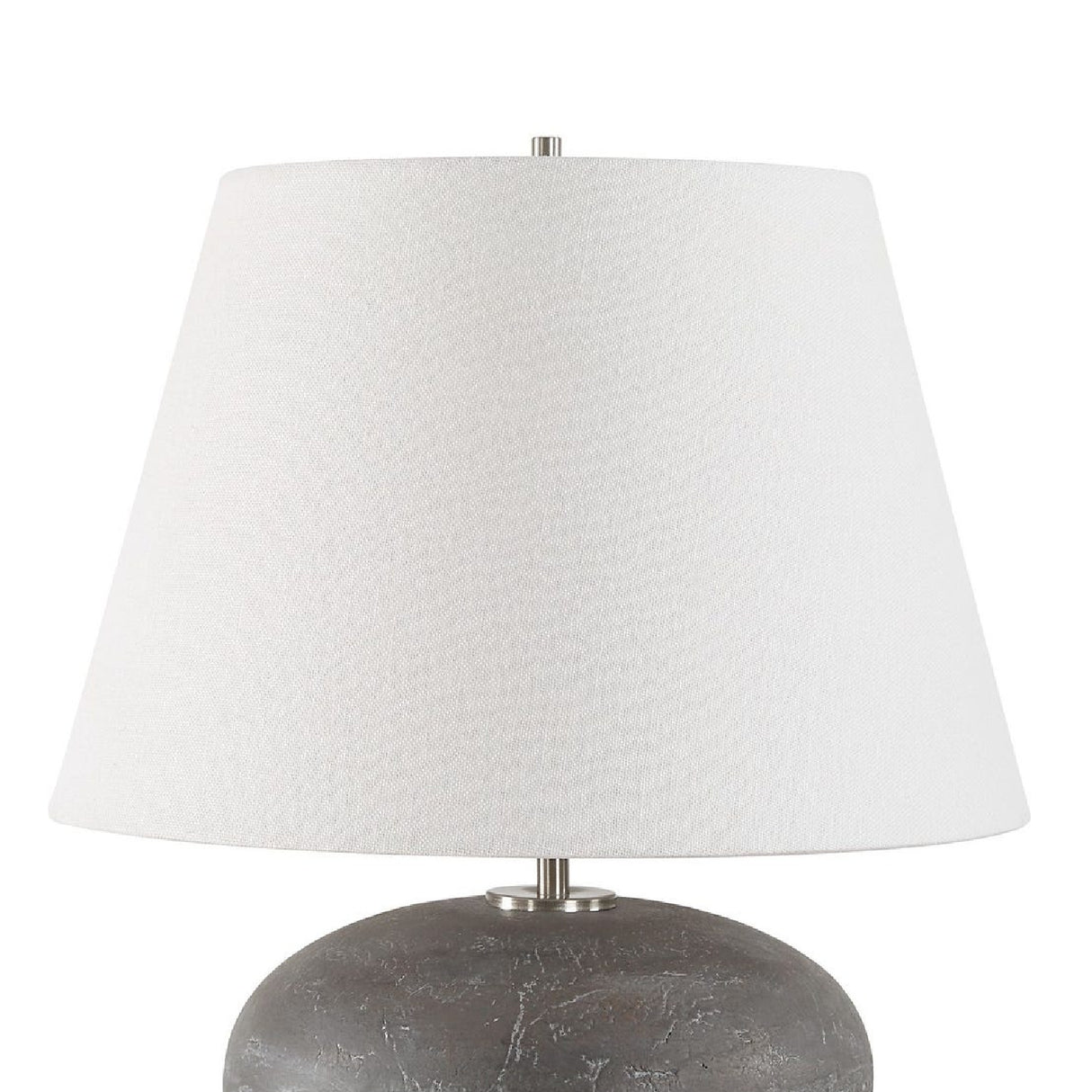 Distressed Black Ceramic Table Lamp | Oroa.com