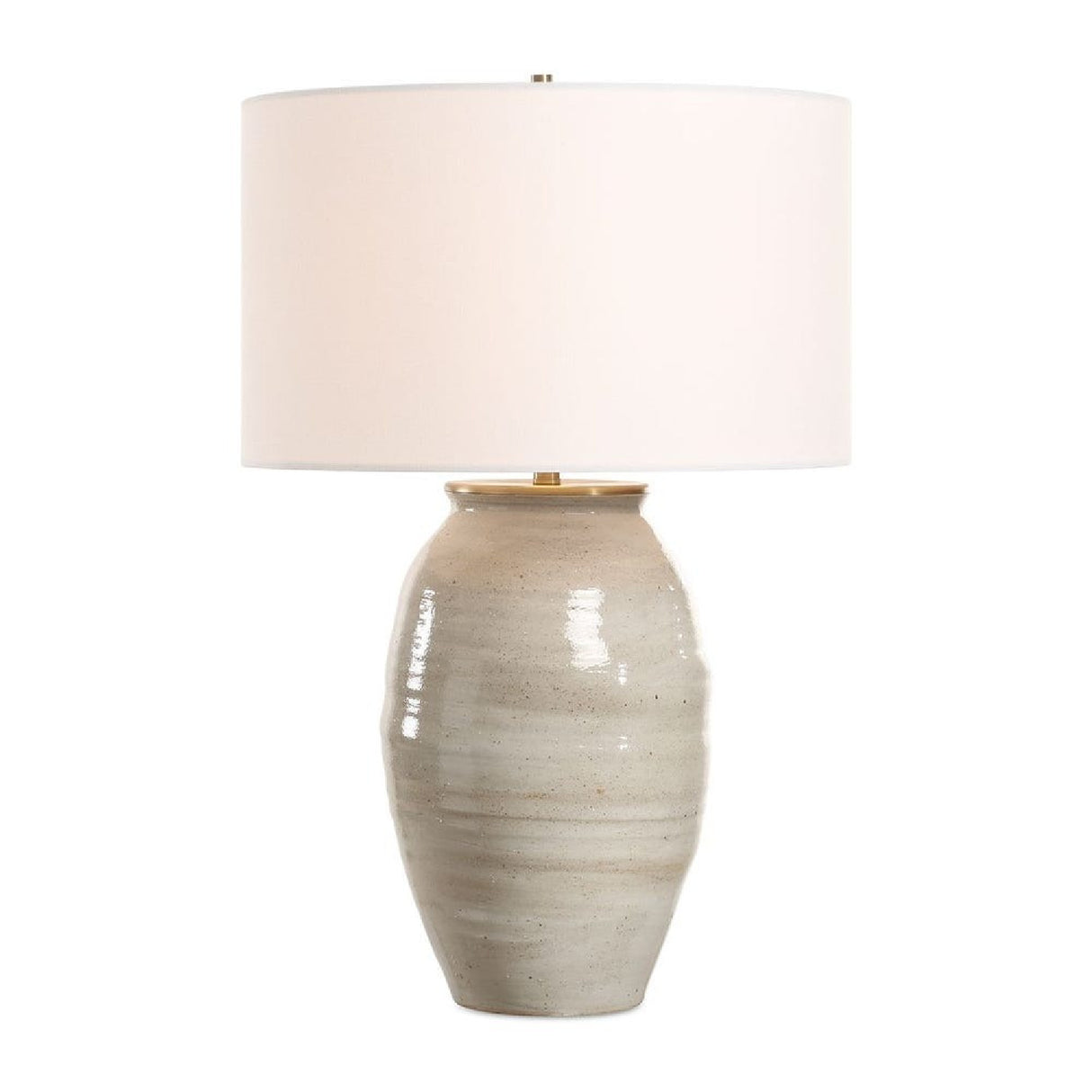 Gray Glazed Ceramic Table Lamp | Oroa.com