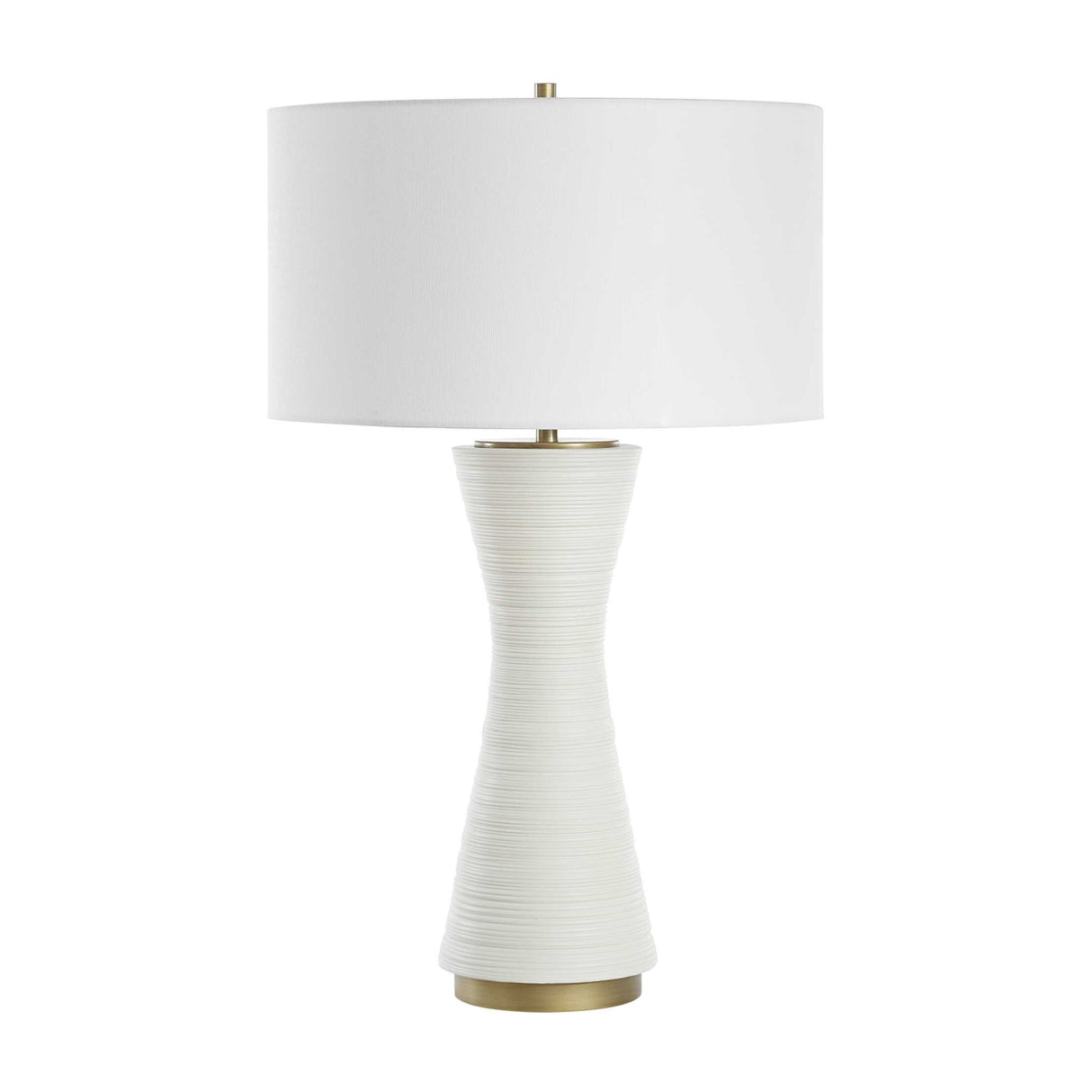White Ceramic Table Lamp | Oroa.com