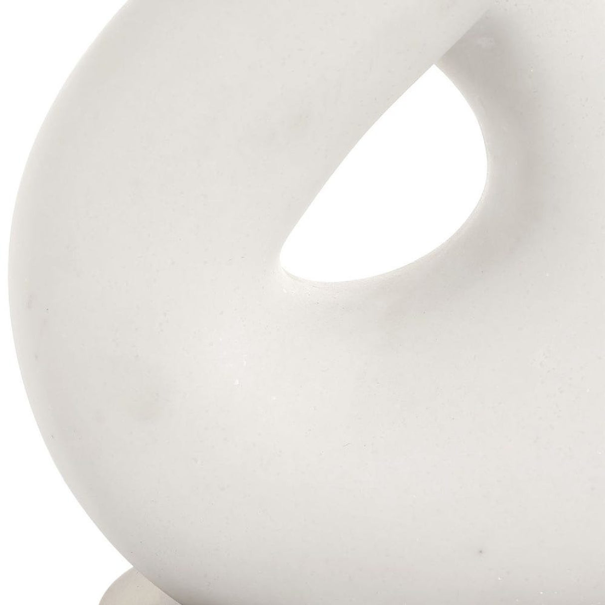 Twisted White Stone Table Lamp | Oroa.com