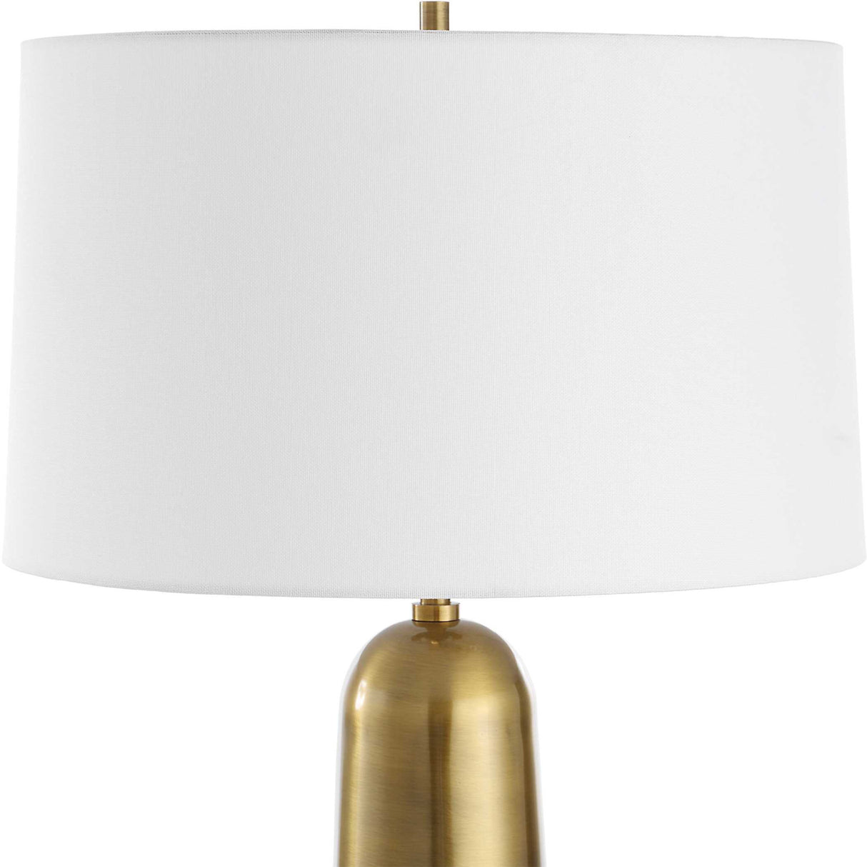 Antique Brass Cylindrical Table Lamp | Oroa.com