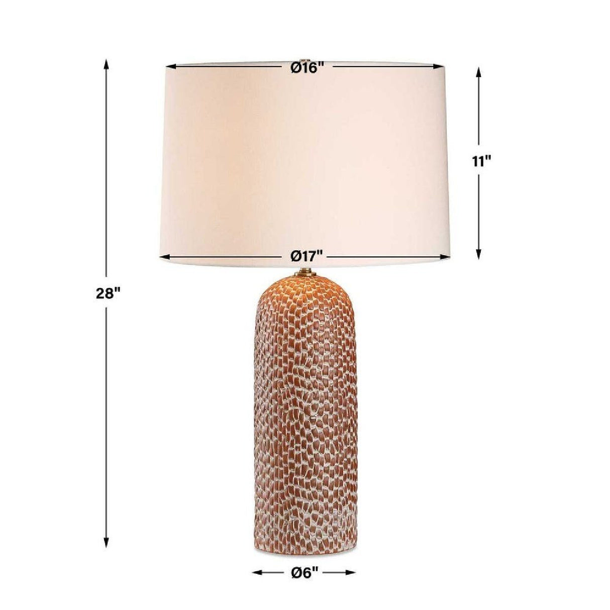 Brown Porcelain Table Lamp | Oroa.com