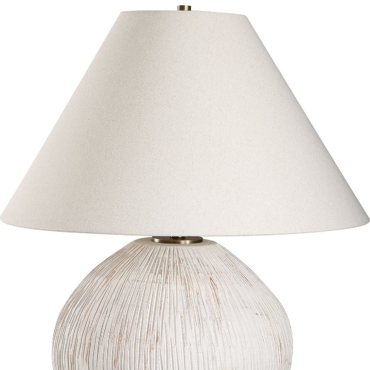 White Distressed Porcelain Table Lamp | Oroa.com